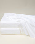 Icona flat sheets stacked in white/beige and white/white