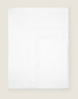 Icona flat sheet in white/white folded