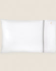 Tre Righe Ombre pillowcase in white/charcoal