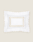 Treccia white/beige boudoir sham