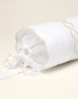 Treccia white/beige neckroll sham