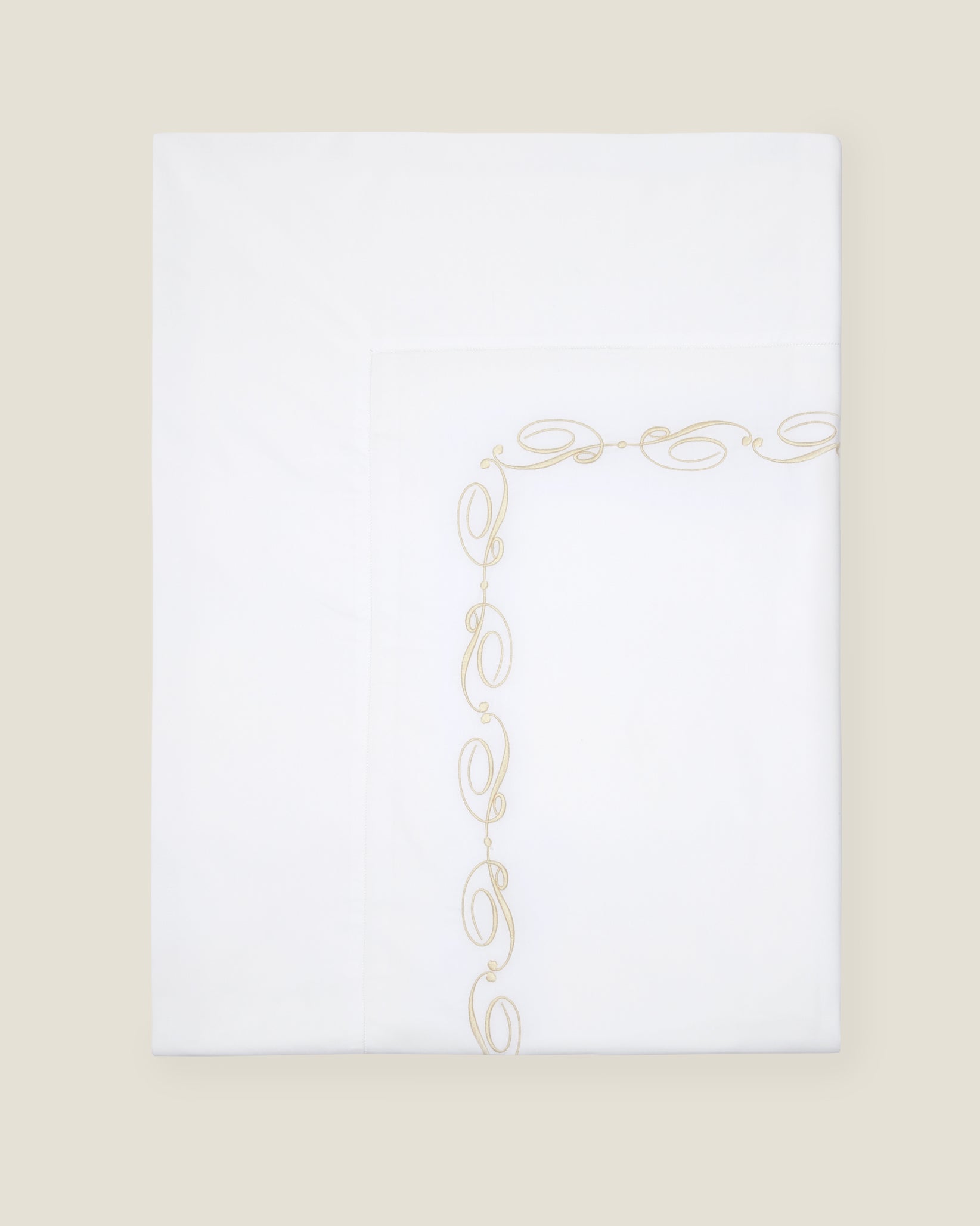 Icona flat sheet white/beige