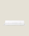 Icona neckroll sham in white/white
