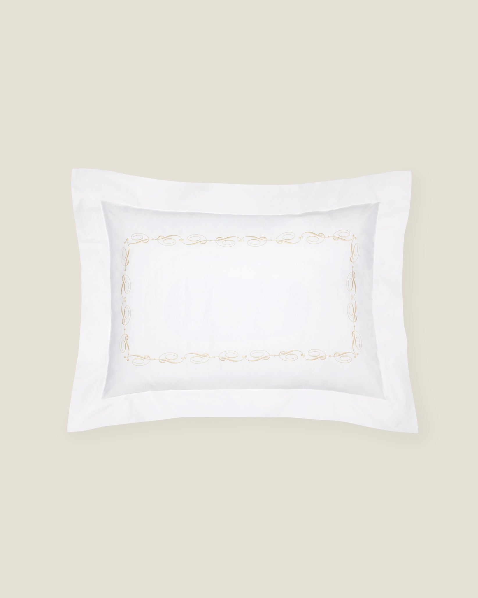 Icona standard sham white/beige