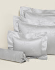 Ori Treccia queen, standard, boudoir and neckroll sham in sterling