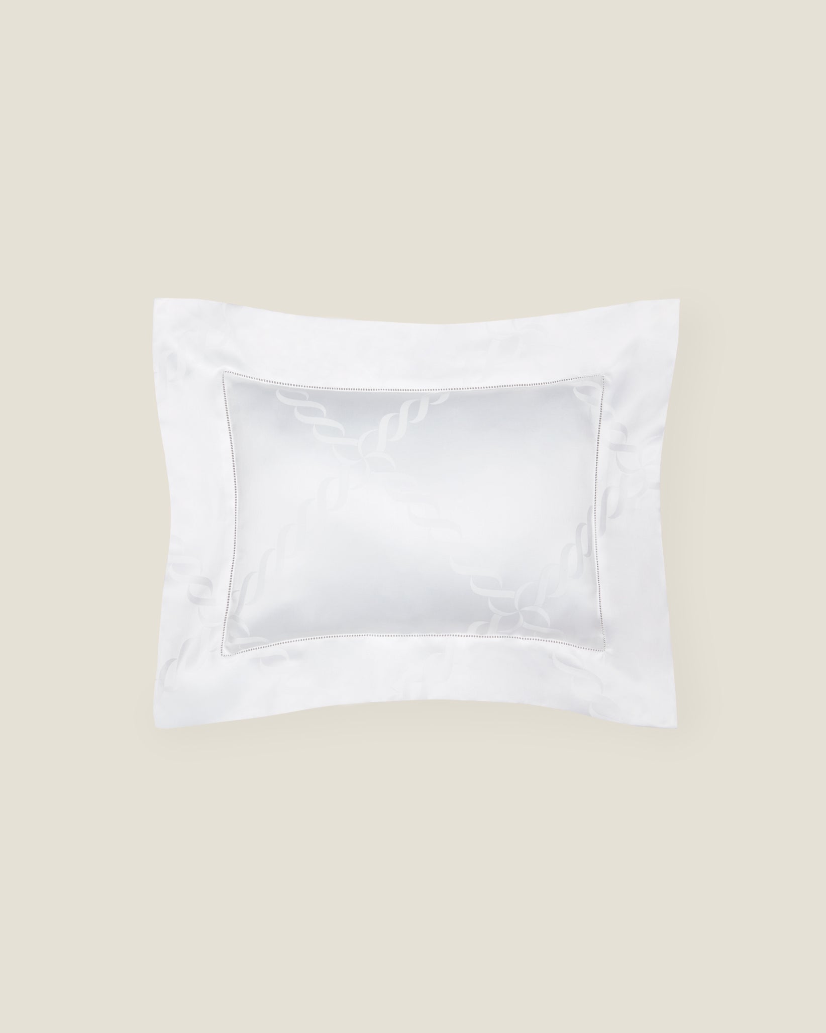 Ori Treccia boudoir sham in white