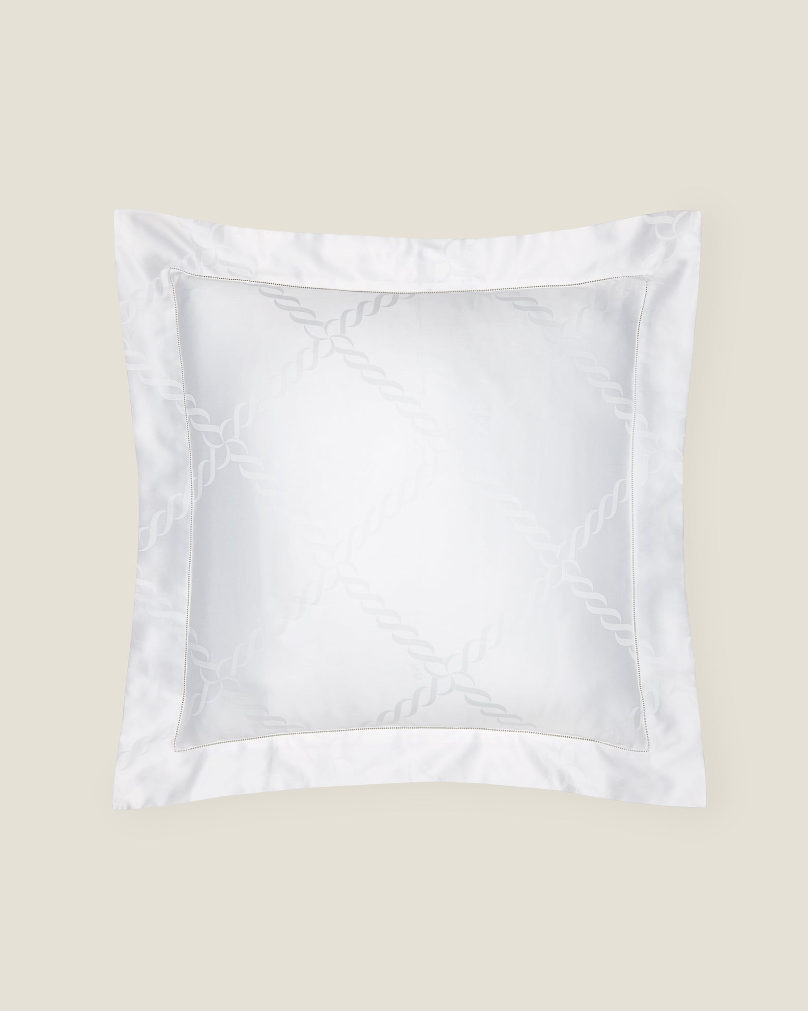Ori Treccia euro sham in white