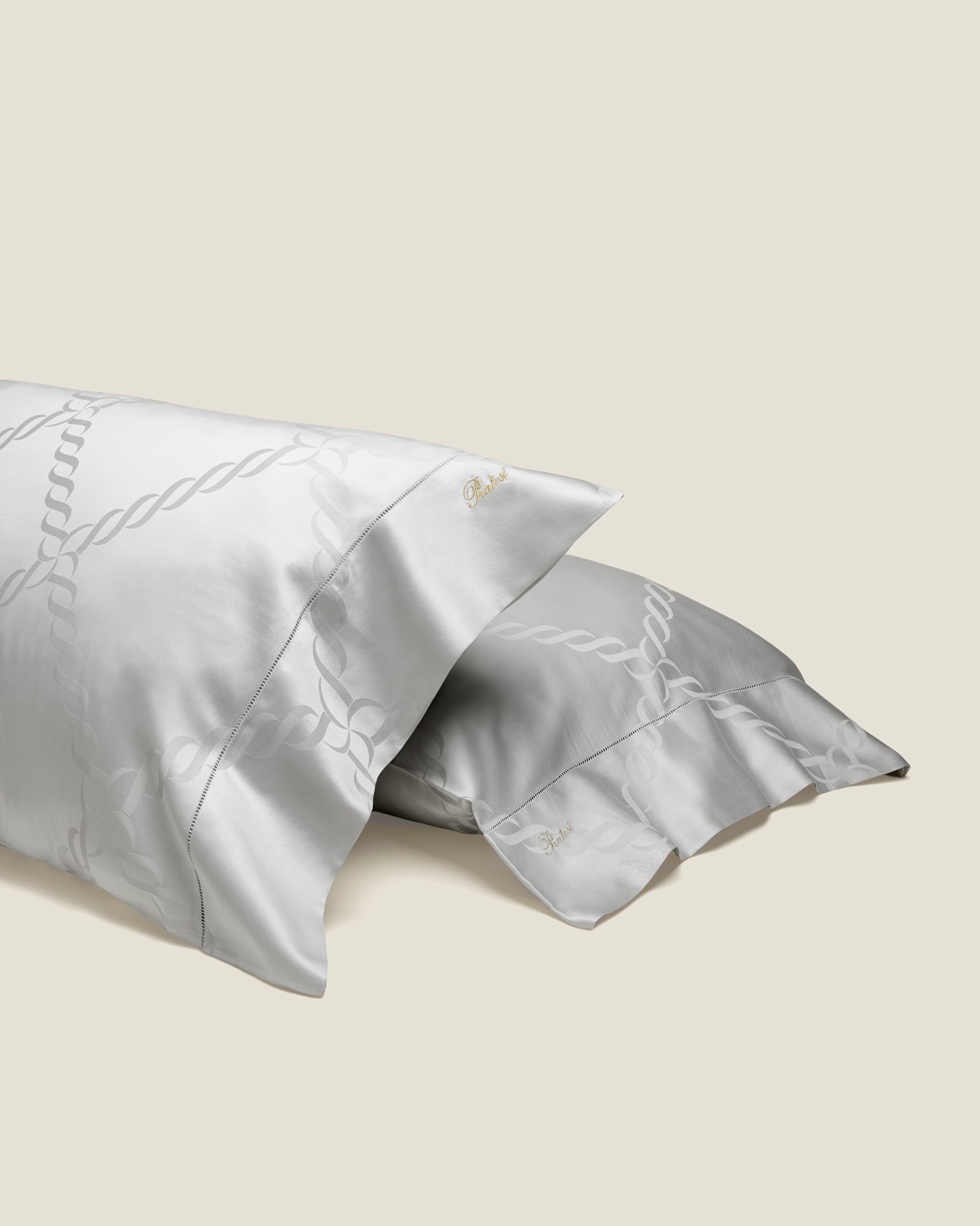 Ori Treccia pillowcase pair sterling