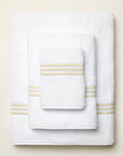 Tre Righe White/Beige Bath Set