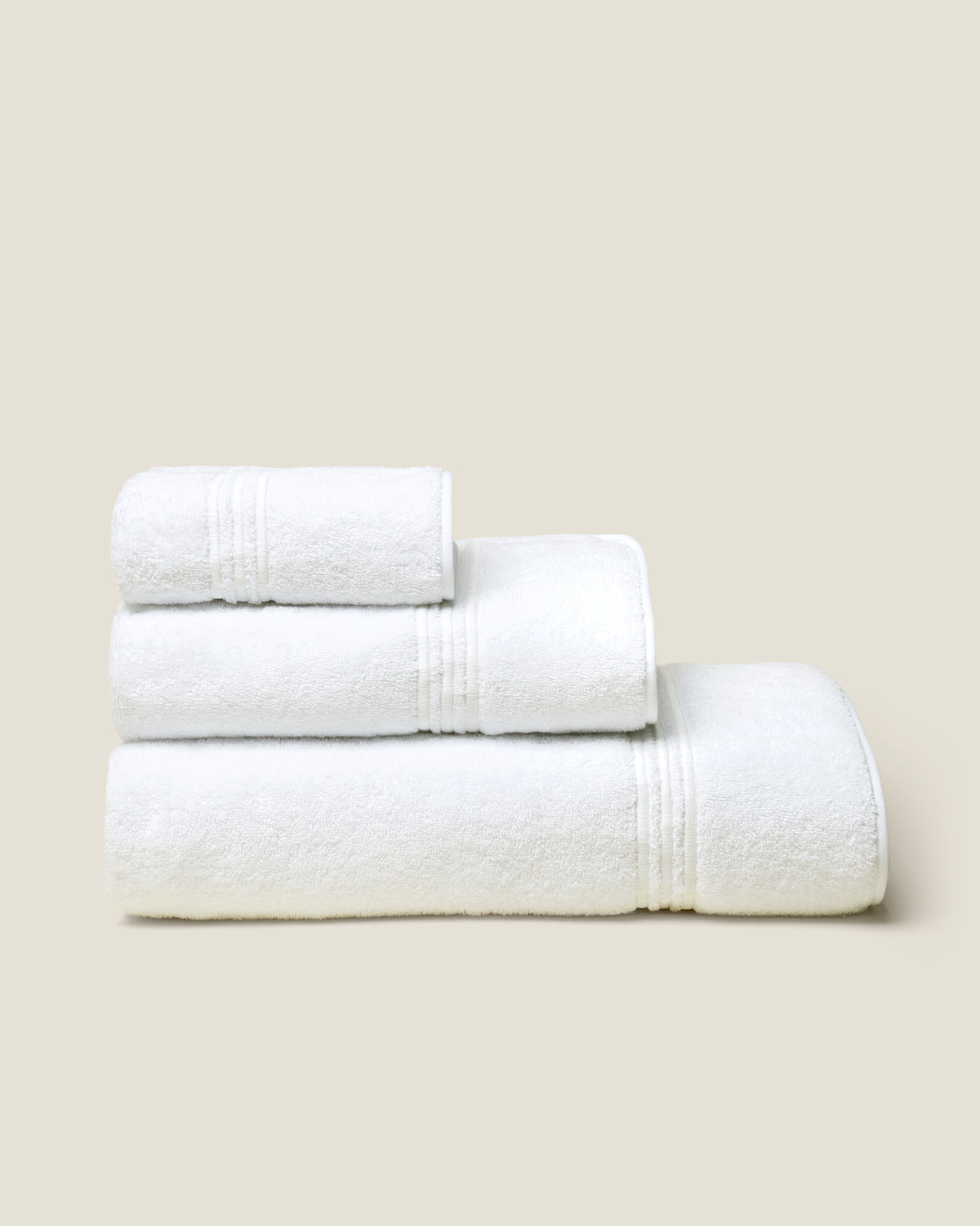 Tre Righe White/White Bath Set