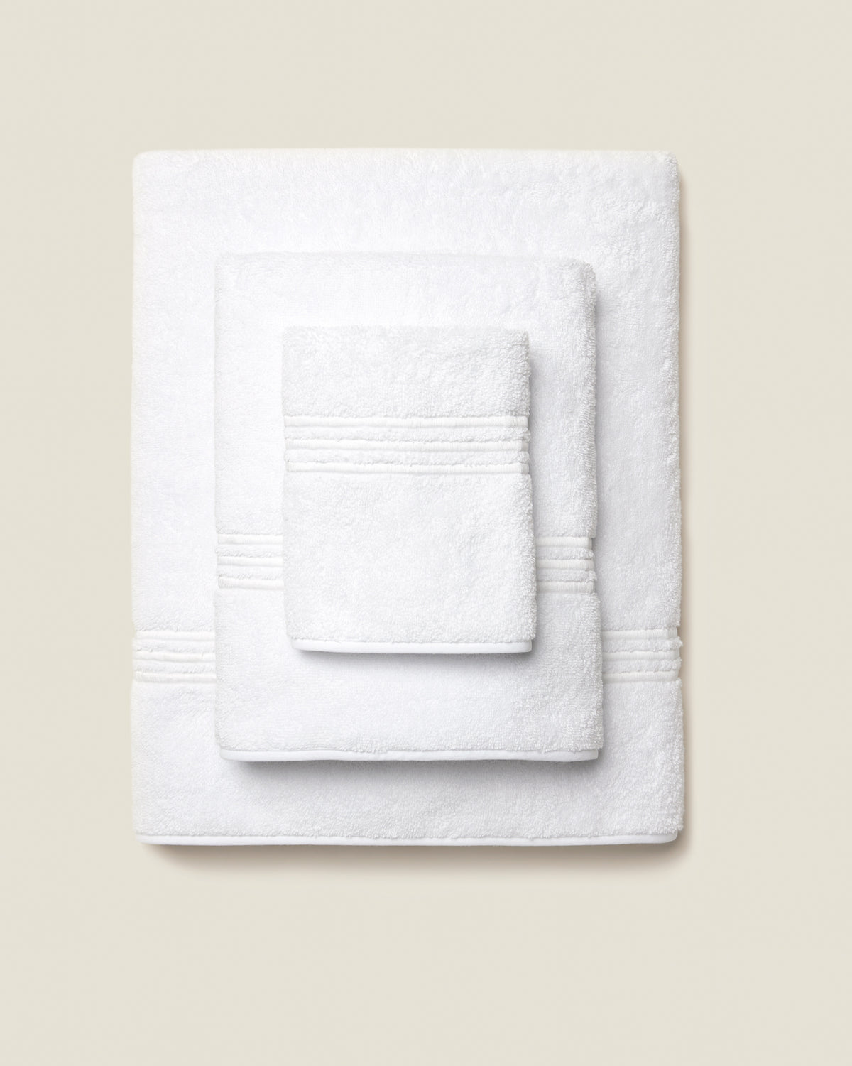 Tre Righe White/White Bath Set