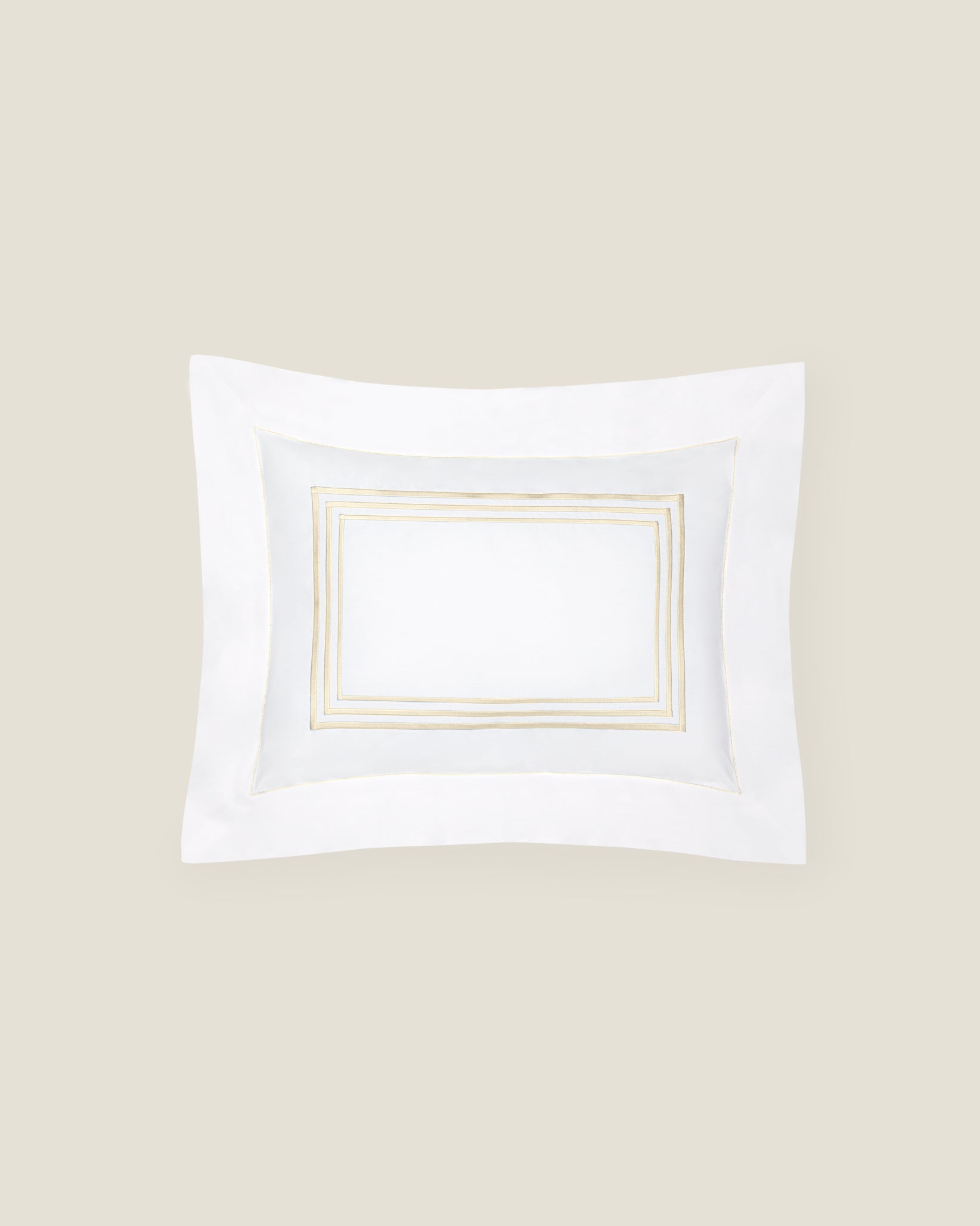 Tre Righe white/beige boudoir sham
