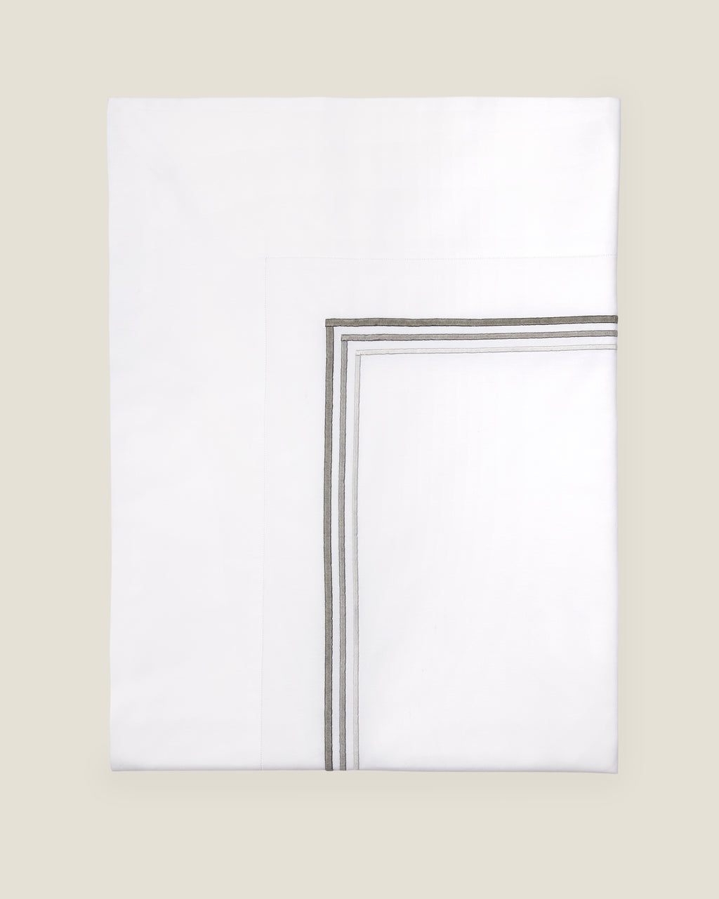 Tre Righe Ombre Flat Sheet - Luxury Percale Sheets | Pratesi