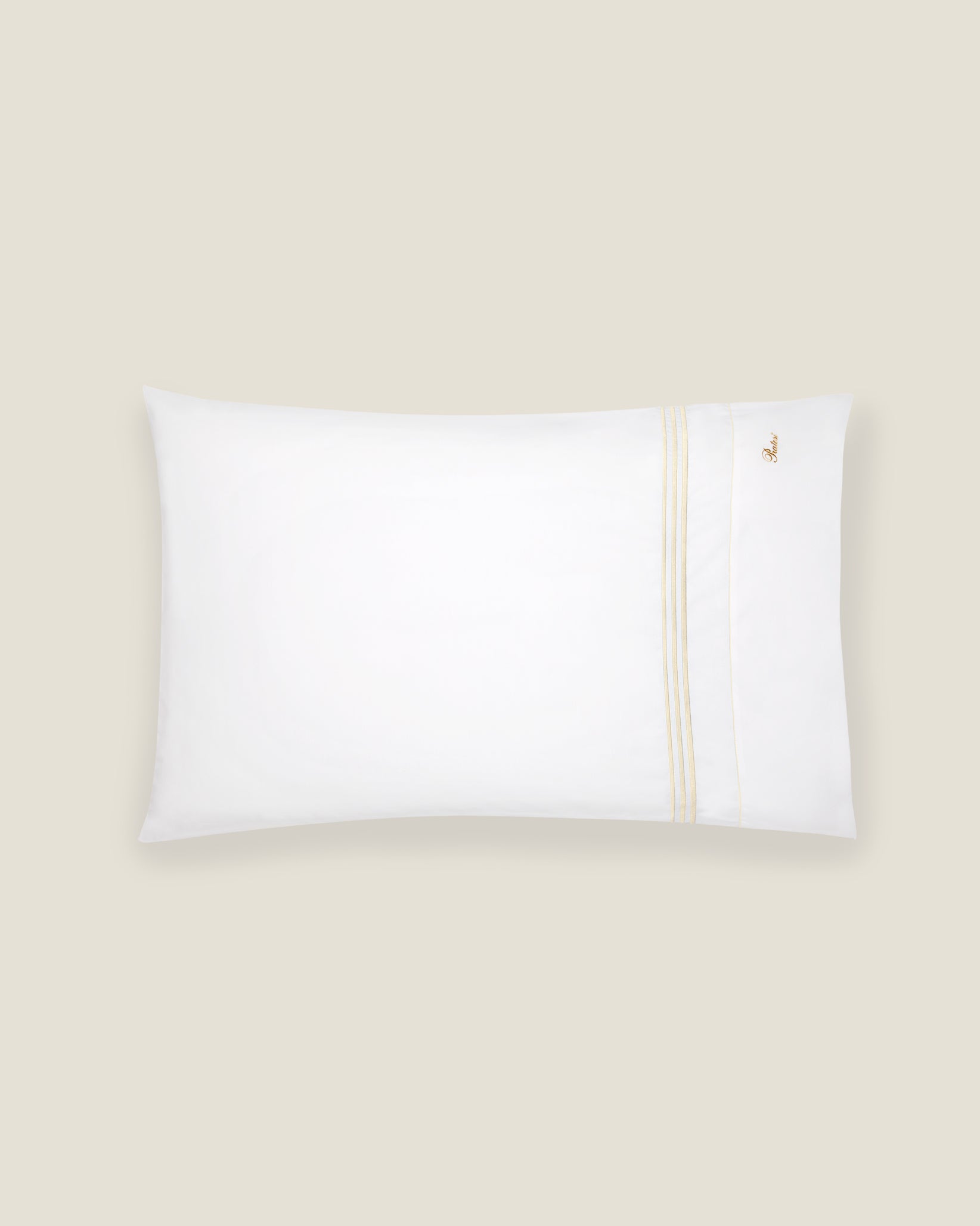 Tre Righe pillowcase white/beige