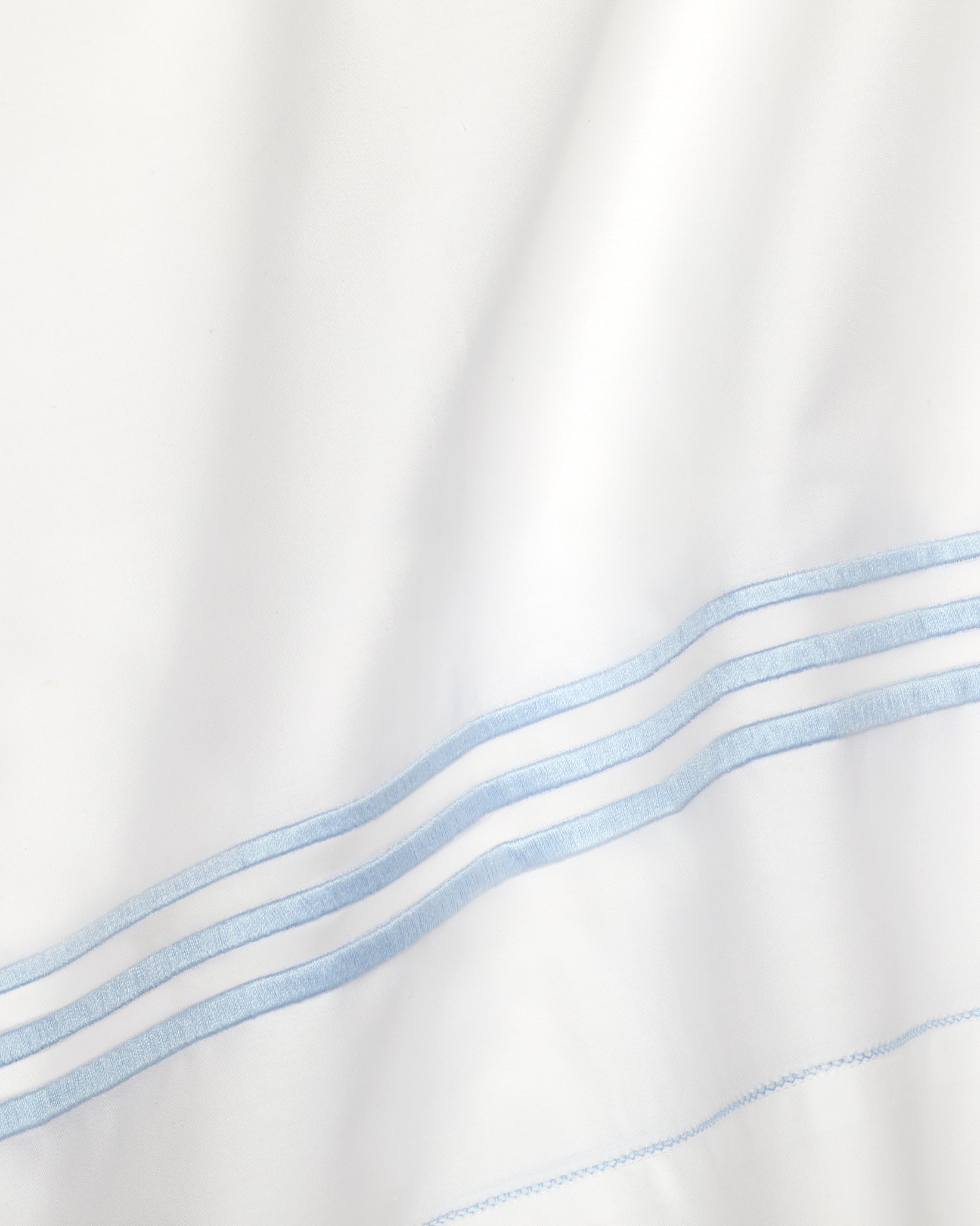 Tre Righe white/light blue texture