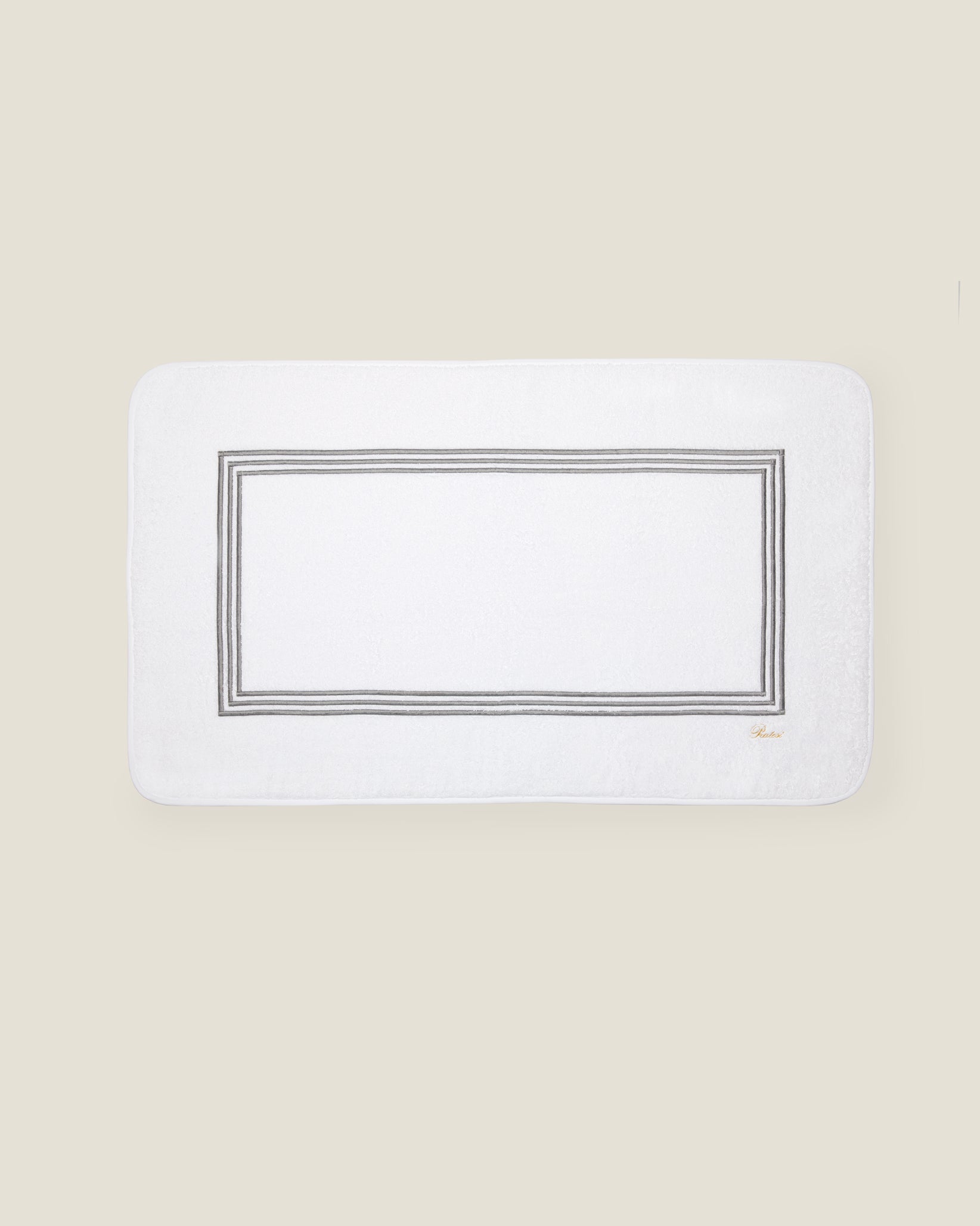 Tre Righe tub mat white/charcoal