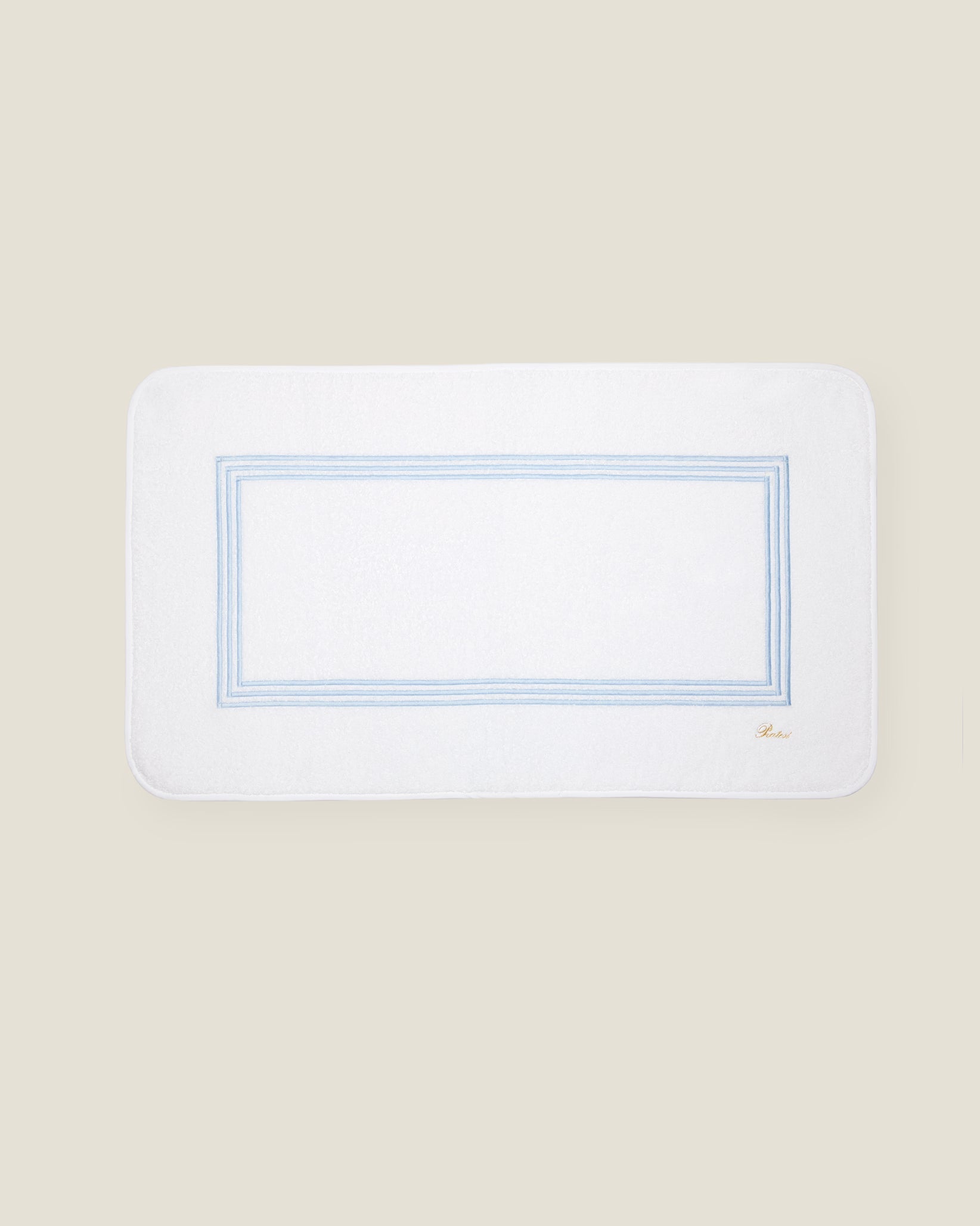 Tre Righe tub mat white/medium blue