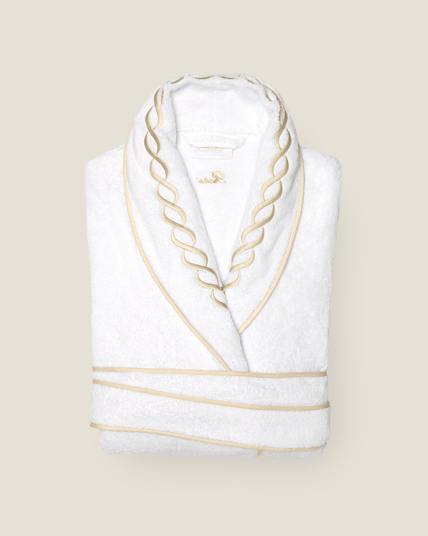 Treccia robe white/beige