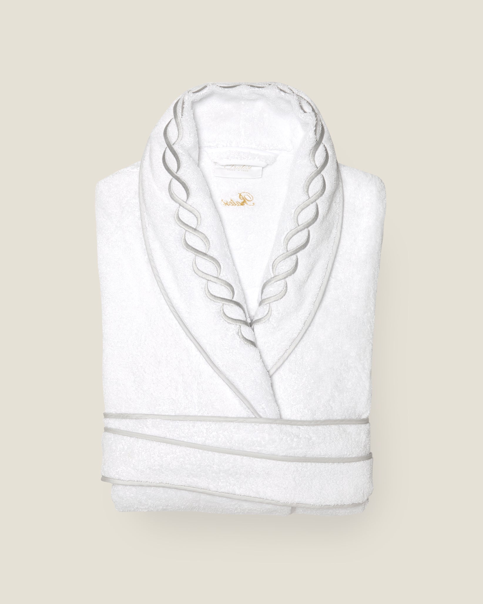 Treccia robe white/sterling