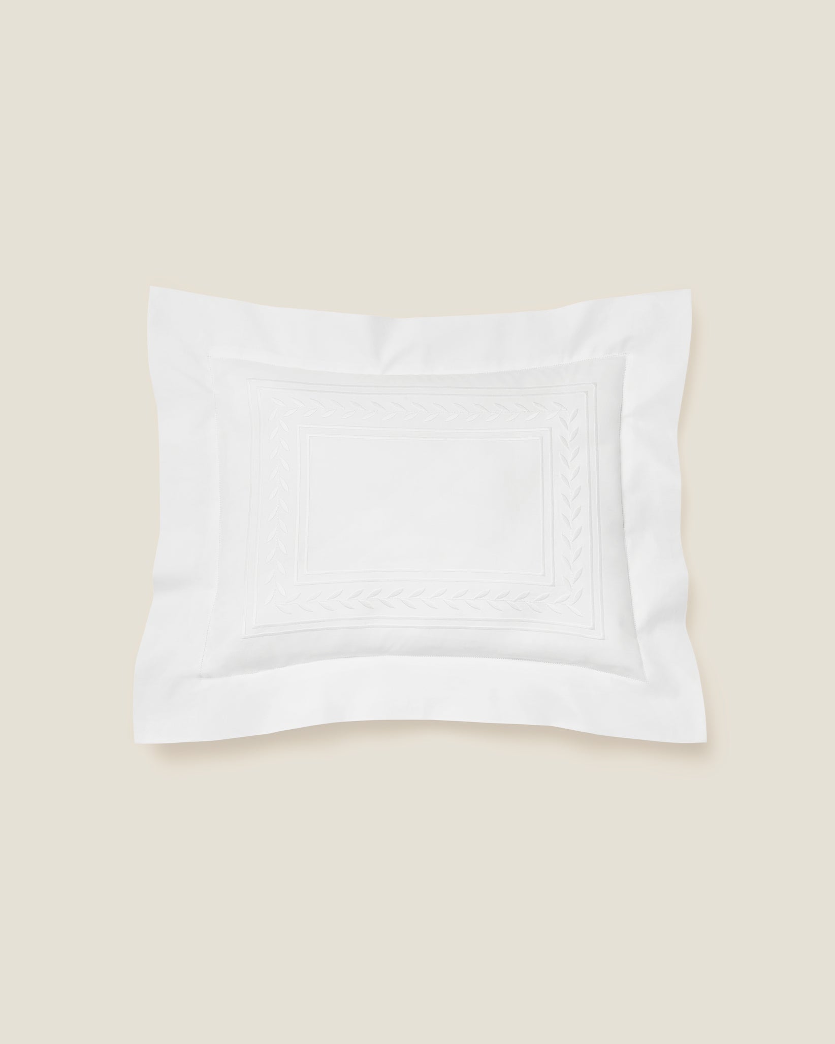 Impero Sham boudoir in white/white