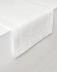 Impero Table Runner in white