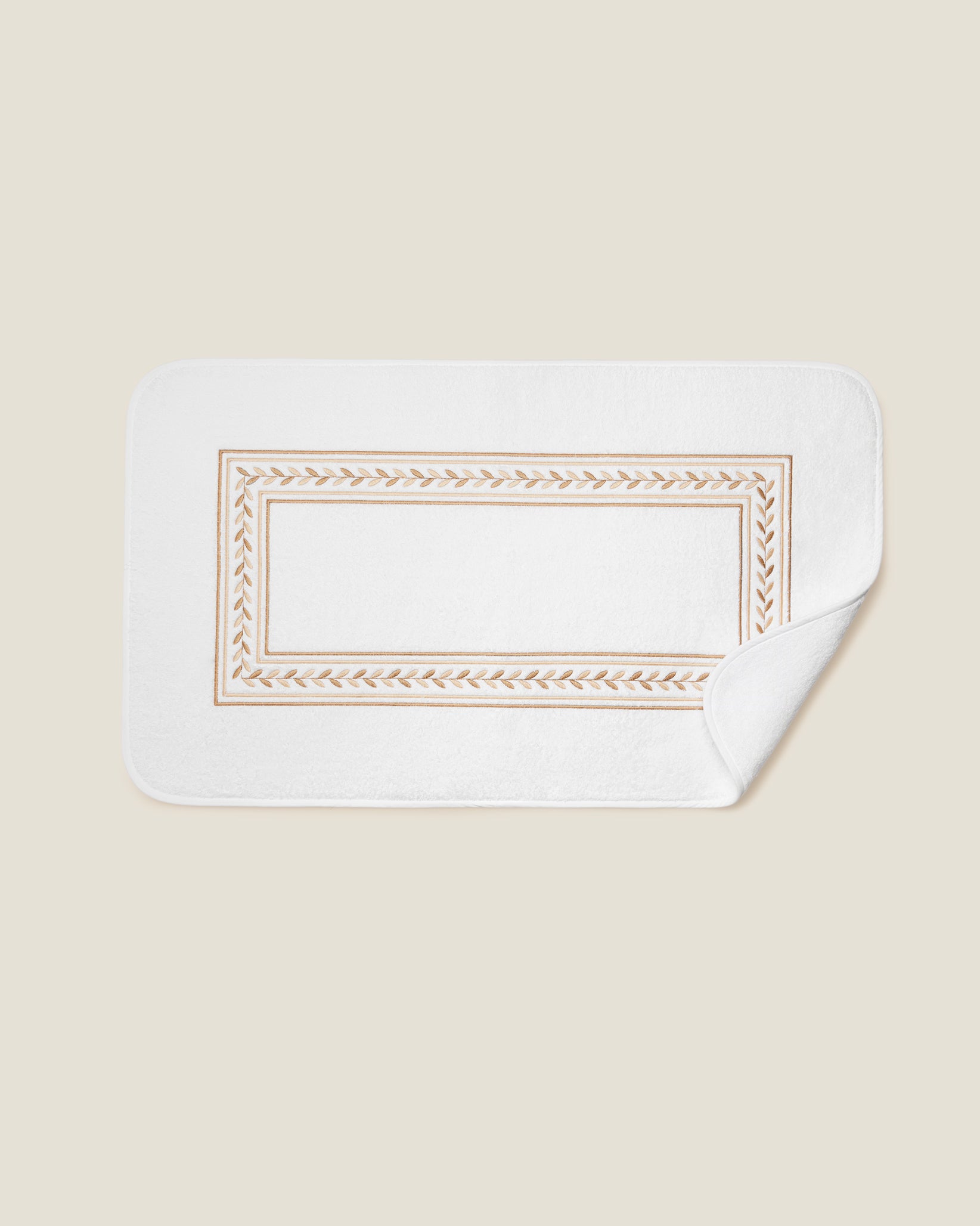Impero Tub Mat in white/beige