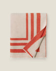 Tre Righe Throw in orange