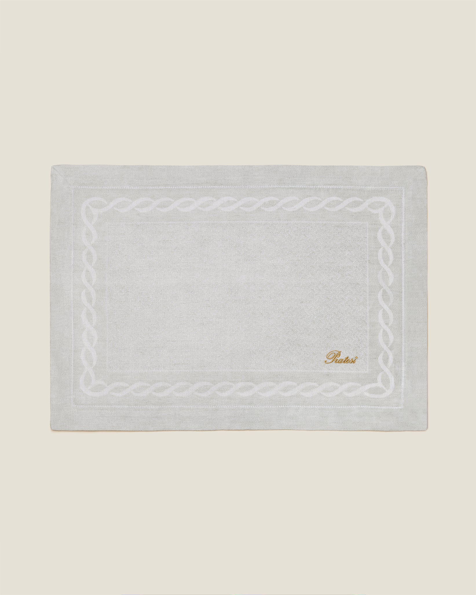 Treccia Placemat in Silver