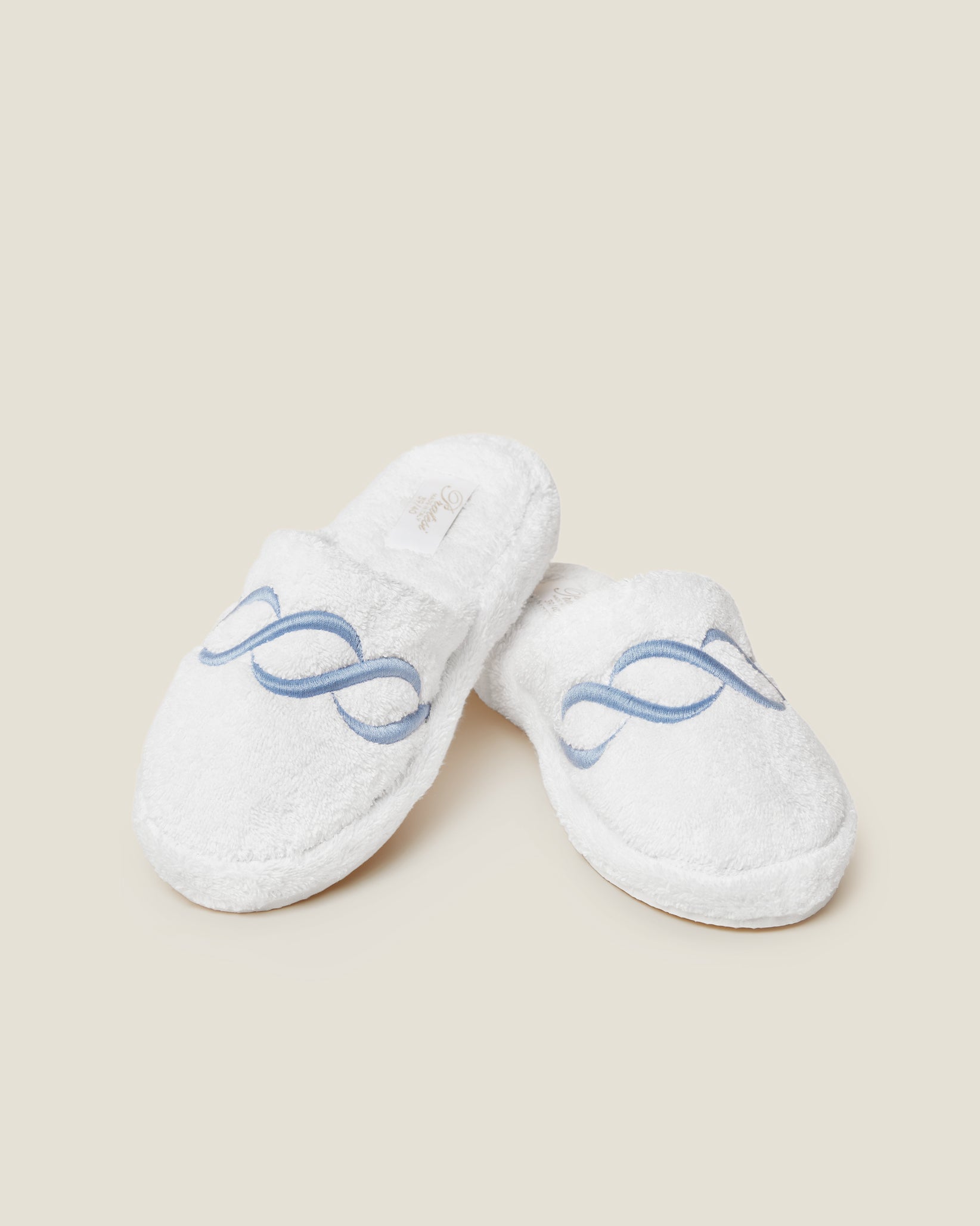 Treccia Slippers in medium blue