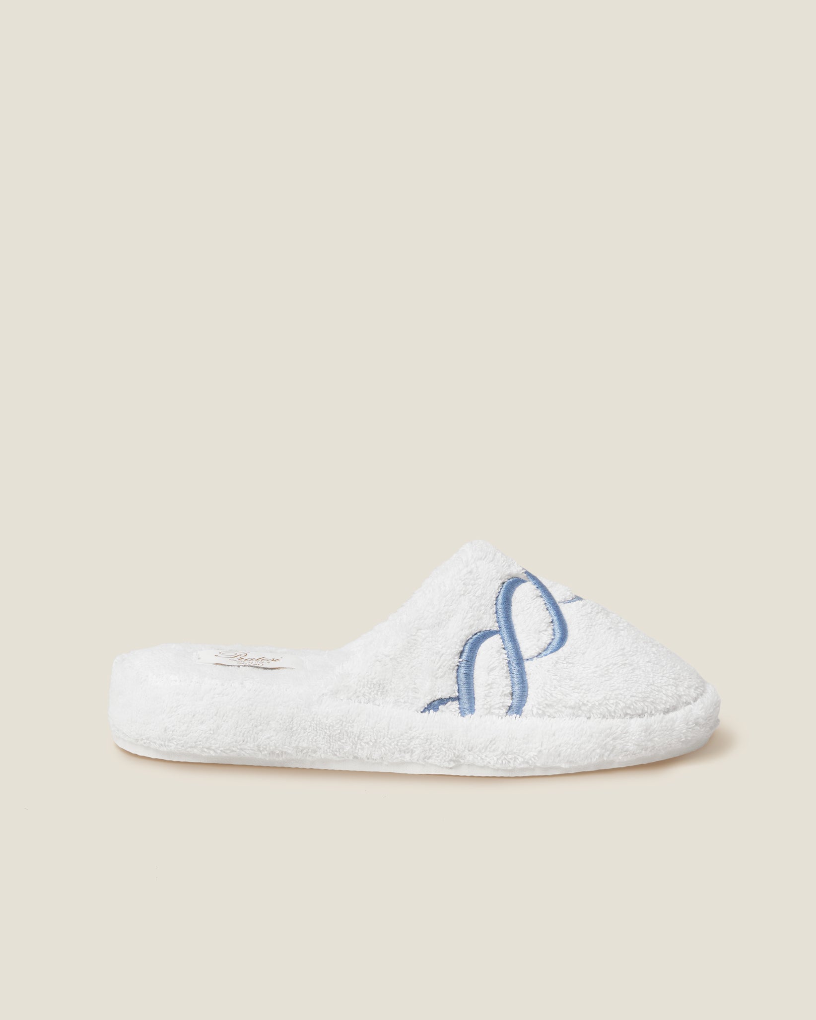 Treccia Slippers in medium blue