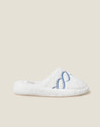 Treccia Slippers in medium blue