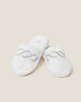 Treccia Slippers in silver