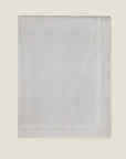 Treccia Tablecloth in silver