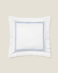 Tre Righe Splendore white/medium blue euro sham