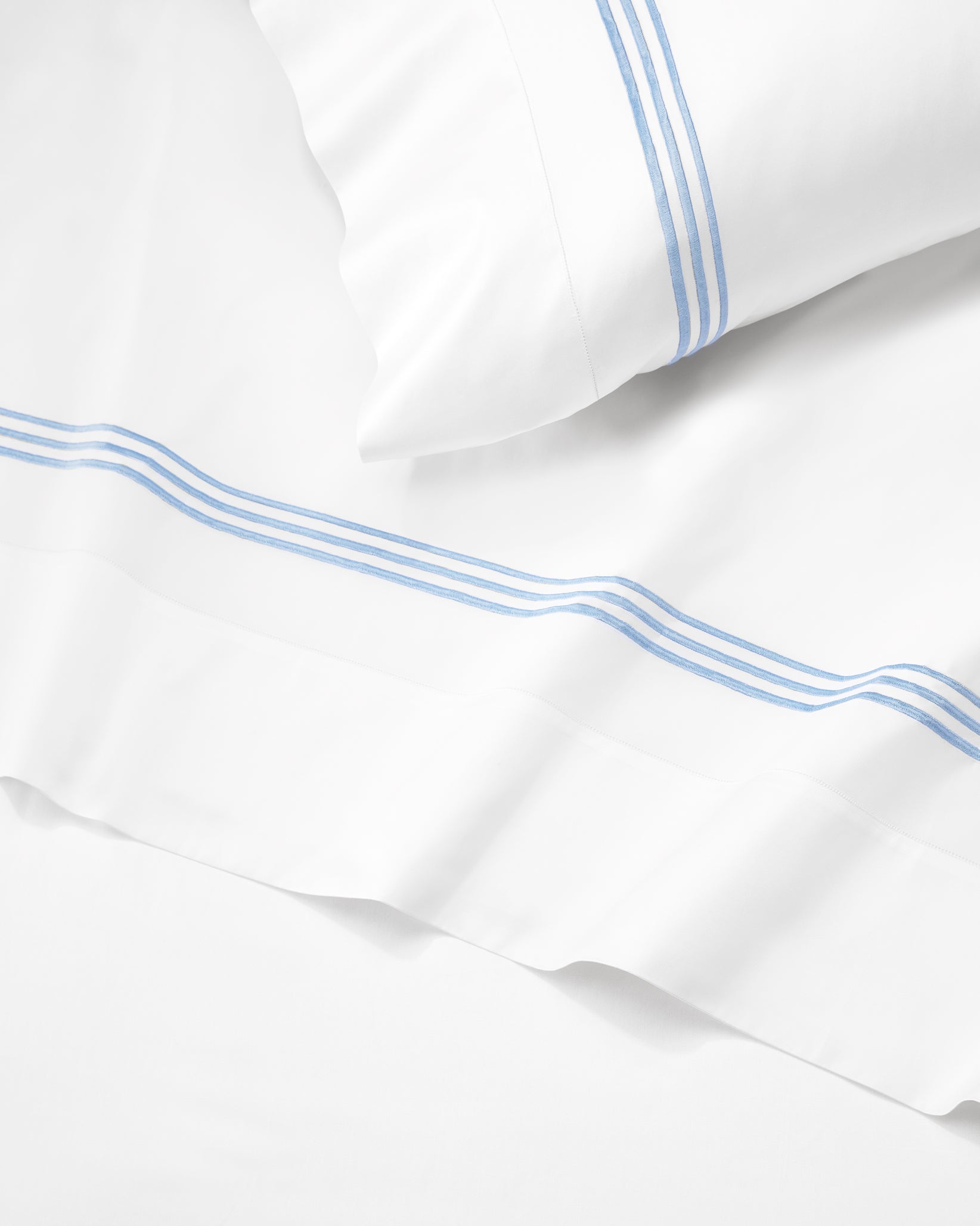 Tre Righe Splendore white/medium blue vignette