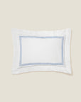 Tre Righe Splendore white/medium blue standard sham