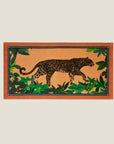 Leopardo orange beach towel