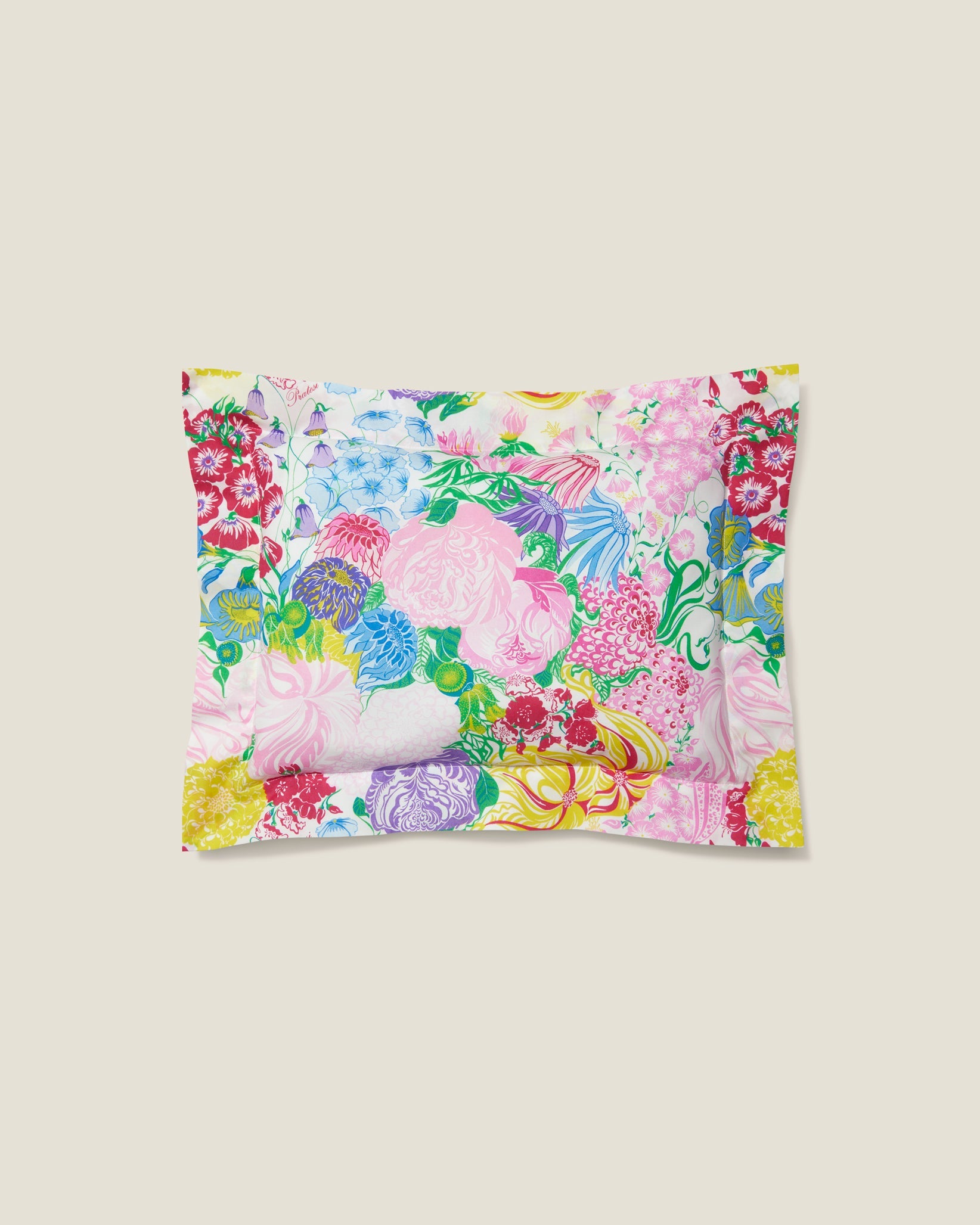 Millefiori boudoir sham