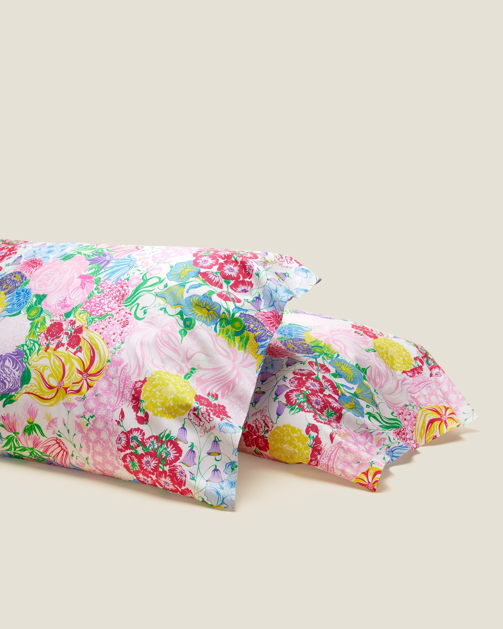 Millefiori pillowcase pair