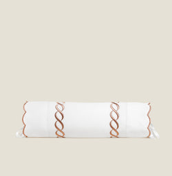 NECKROLL / WHITE/ROSE GOLD