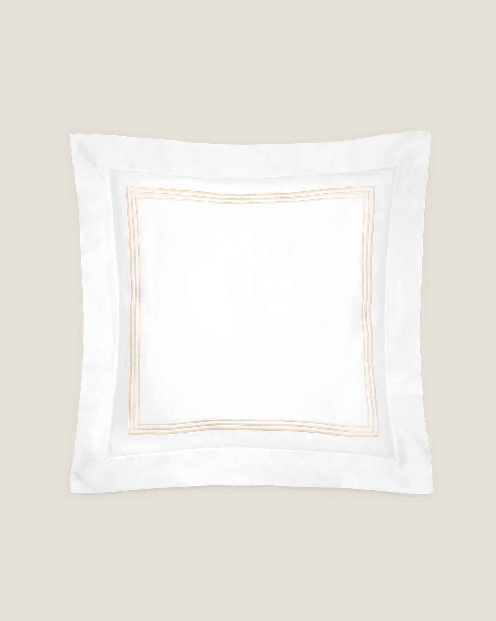 Tre Righe Splendore white/beige euro sham