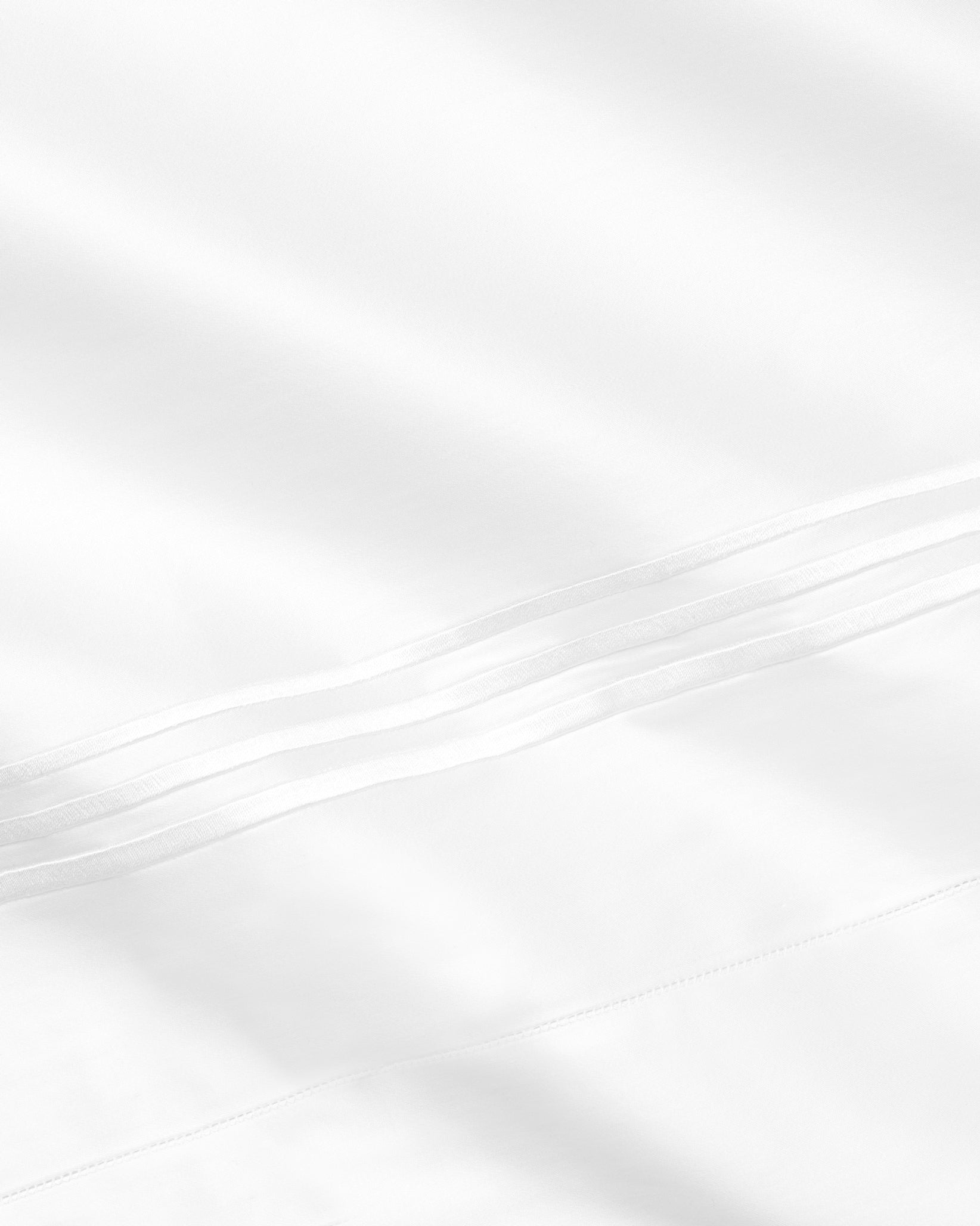 Tre Righe Splendore white/white sham texture