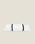 Tre Righe Splendore white/black neckroll sham