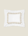 Arcata white/gold standard sham