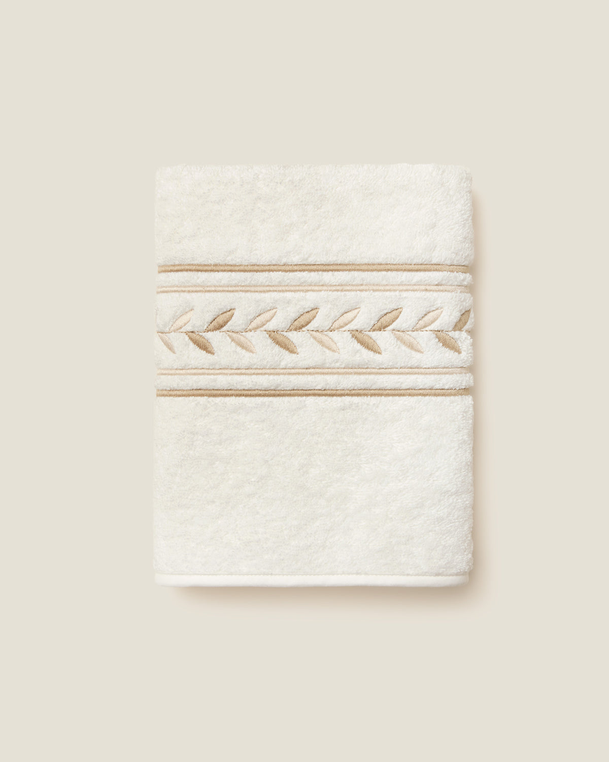 Impero ivory/beige washcloth