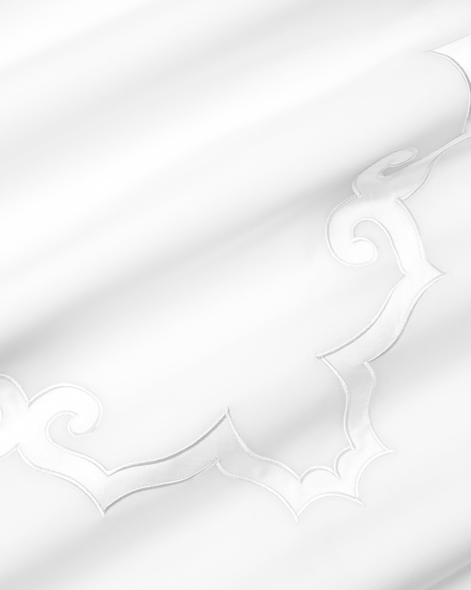 Marrakesh white/white pillowcase texture 