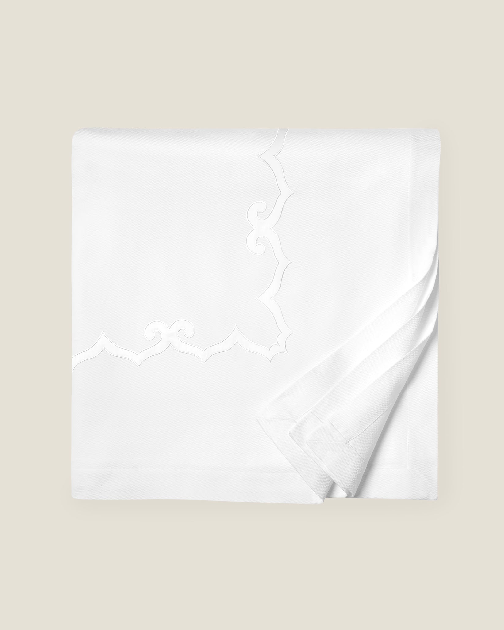 Marrakesh pique white/white blanket cover
