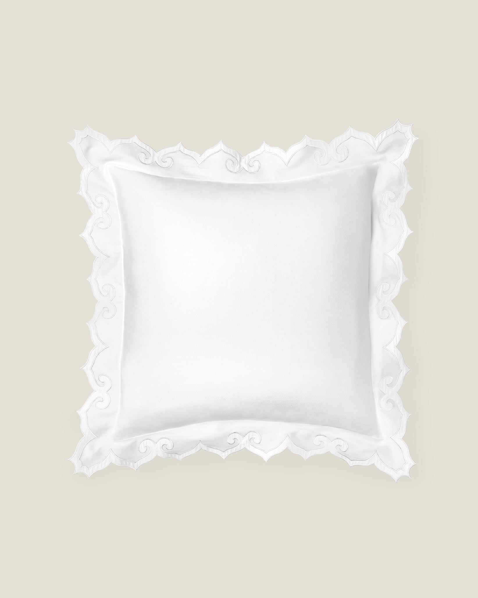 Marrakesh white/white euro sham