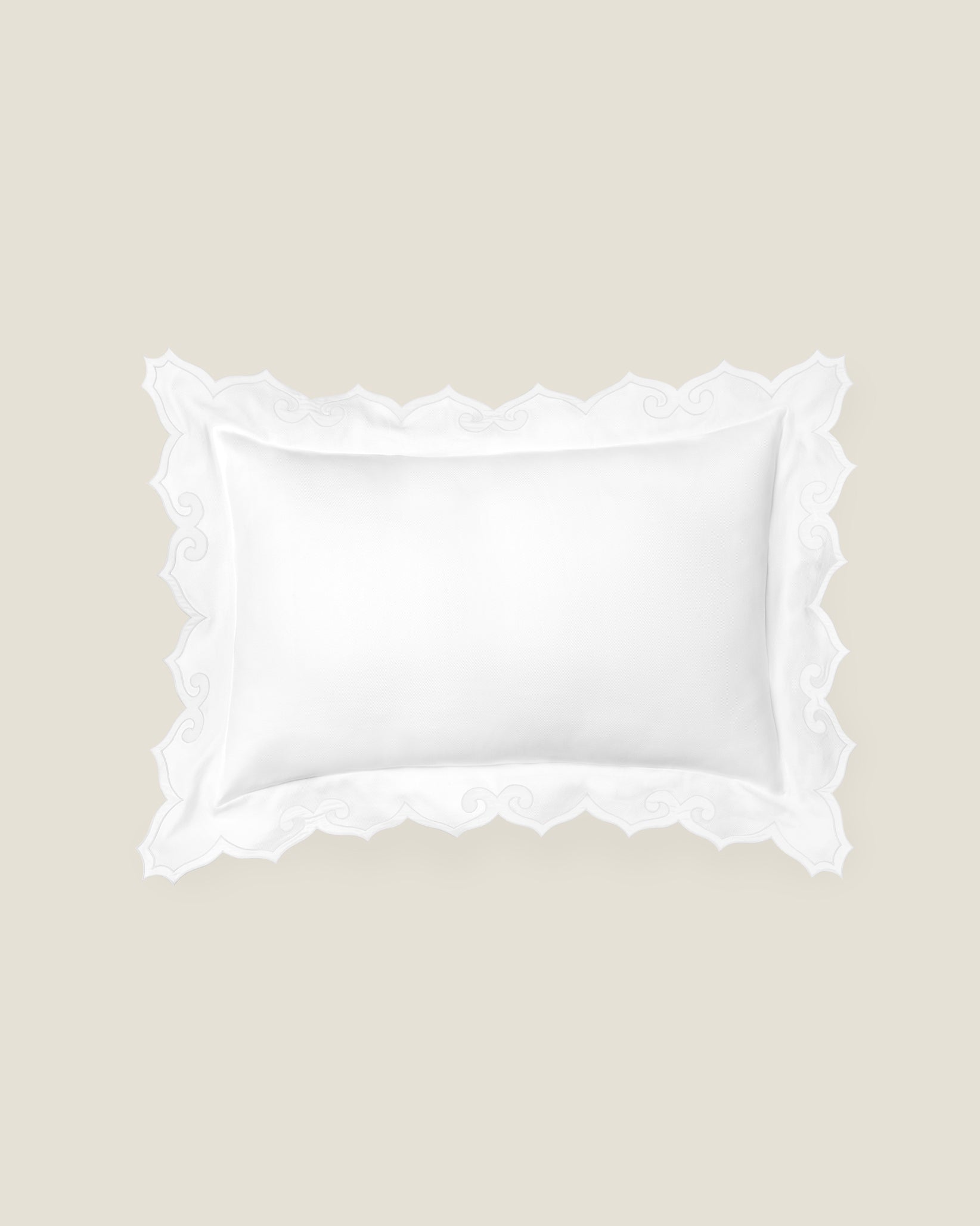 Marrakesh piquet white/white standard sham