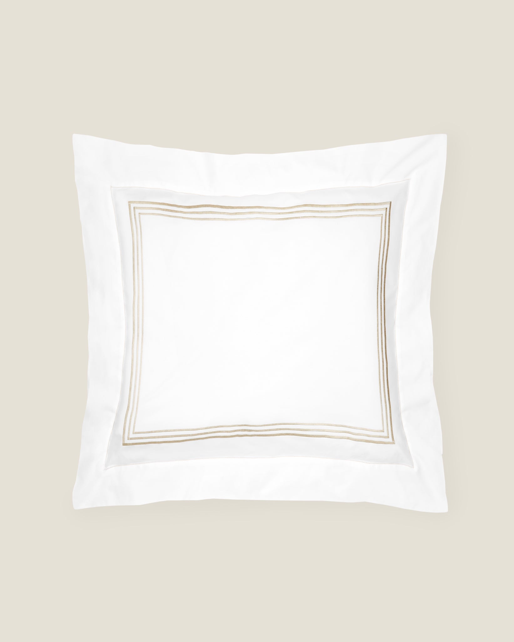 Tre Righe euro sham white/sage